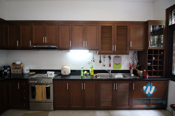 Beautiful villa with nice garden for rent in C Ciputra Tay Ho, Ha Noi
